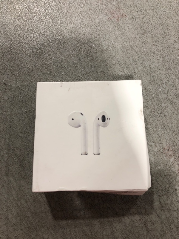 Photo 2 of Apple AirPods (2nd Generation) MV7N2AM/a with Charging Case - Stereo - Wireless - Bluetooth - Earbud - Binaural - in-ear
