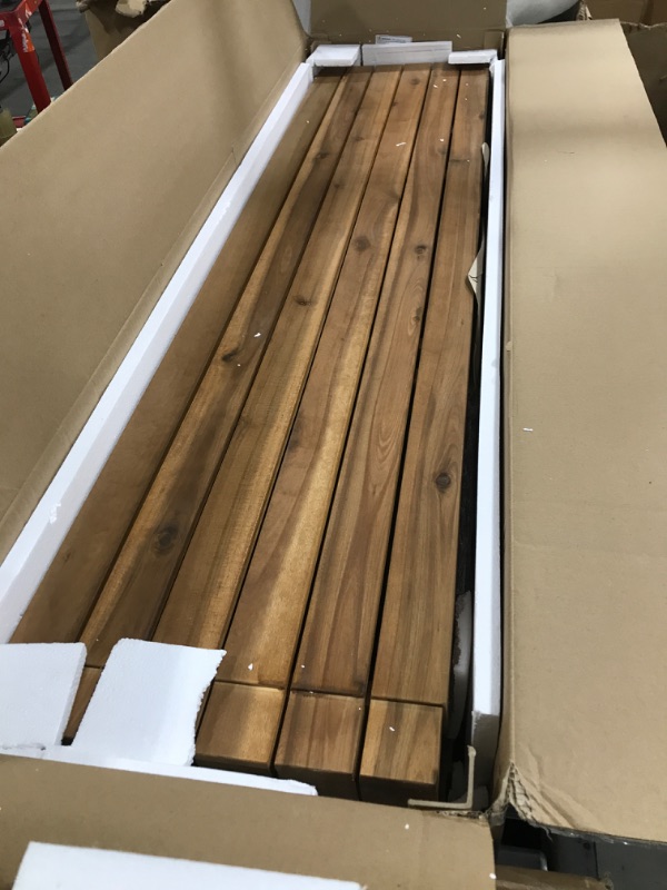 Photo 1 of 3-piece wood Bench set.