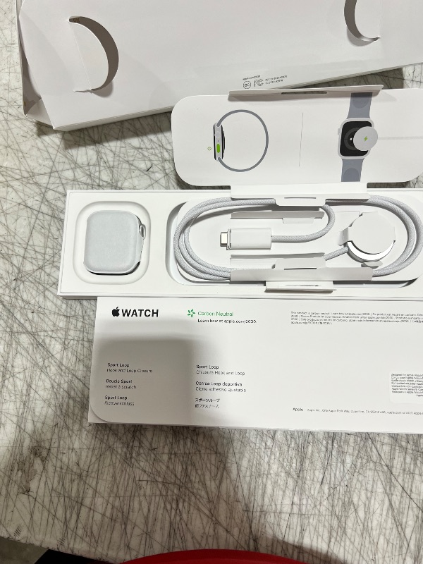 Photo 6 of Apple Watch Series 9 GPS (2024) Aluminum Case with Sport Loop