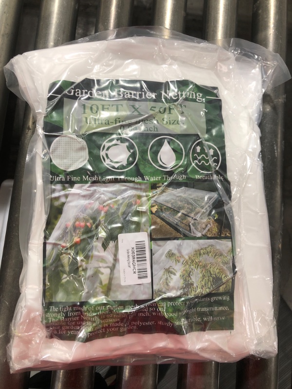 Photo 1 of 10 * 50 FT Garden Netting for Raised Beds, Durable Ultra Fine Garden Netting, Newest Insect Netting for Garden,Insect Netting for Gardenfor Vegetable, Plants, Fruits, Flowers Growing Better 10x50 ft (0.05 sq/ft)