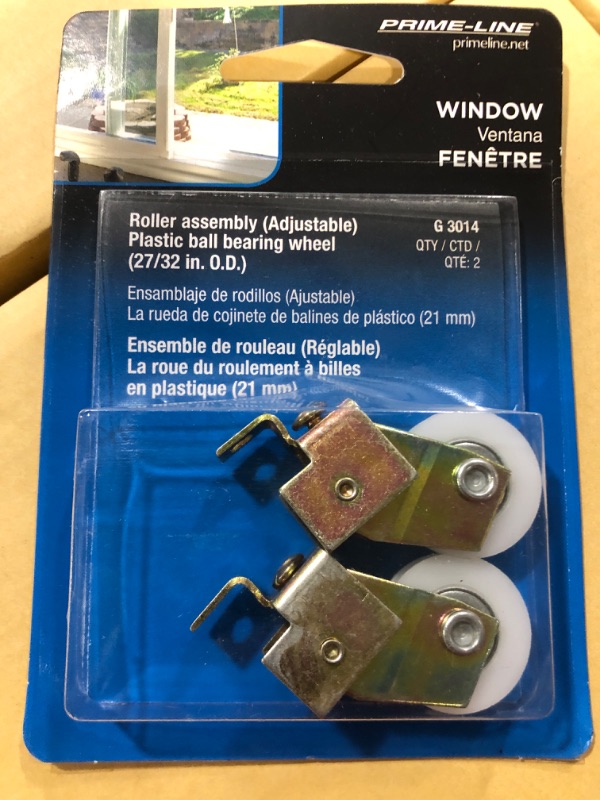 Photo 2 of 27/32 in., Sliding Window Roller Assembly with Nylon Ball bearing Roller (2-pack)