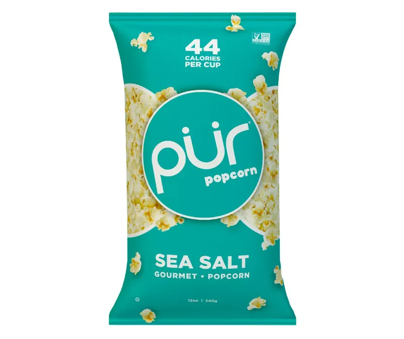 Photo 1 of 3 pack PUR popcorn sea salt flavor 4.2 oz bag 