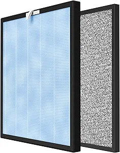 Photo 1 of 1 Pack HSP001 Replacement Filter Compatible with HSP001 Smart Air Cleaner Purifier for Home,Large Room, 4 Stages Filtration with H13 True HEPA Filter
