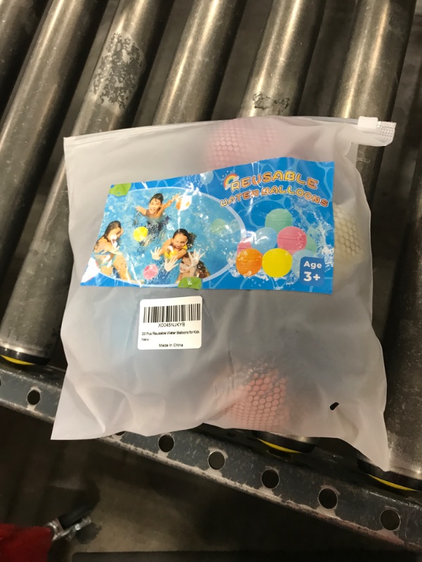 Photo 2 of ?20 Pack?Reusable Water Balloons for Kids — Deluxe Pack, Reuse over 2000+ Times, Fast Refillable Water Bombs Splash Balls with Mesh Bag, Summer Pool Beach Water Toys, Enjoy Your Water Balloon Battles