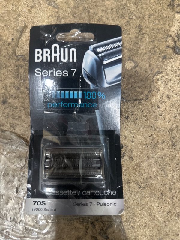 Photo 2 of 
Braun Series 7 70S Electric Shaver Head Replacement Cassette – Silver