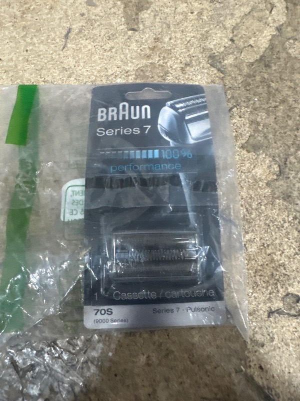 Photo 2 of 
Braun Series 7 70S Electric Shaver Head Replacement Cassette – Silver