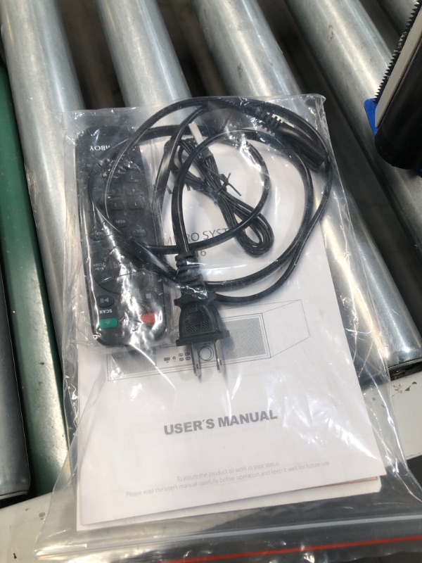 Photo 1 of *USED SOLD FOR PARTS*NON-REFUNDABLE*Retro Style Micro Shelf System 40W RMS with CD Player, Bluetooth, USB Playback, FM Radio, AUX-Input, 2-Way Music Crisp-Sound, DSP-Tech (TB-816C)