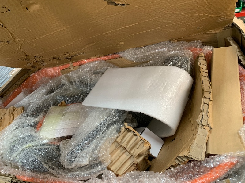 Photo 1 of VEVOR Electric Wheelbarrow Cart, 500W Powered Utility Garden Wagon Dump Cart, 4.5 Cu. Ft. Load & 573 lbs Capacity with Metal Handle & 16" Track Wheels, Two Wheel Barrow Yard Cart & Wagons for Lawn