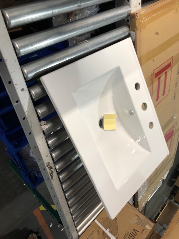 Photo 3 of *NEW* Modway EEI-3766-WHI Cayman 24" Bathroom Sink, White