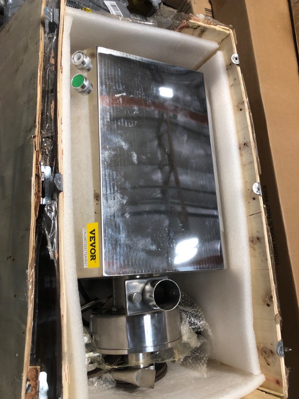 Photo 1 of * MINOR DAMAGE* VEVOR Soybean Grinder Commercial Grinding Machine for Spices 3000W Corn Mill Grinder 50-60 KG/H Stainless Steel Corn Grinder Industrial Flour Milling Machine for Pepper Soybean Peanut Herbs Grains