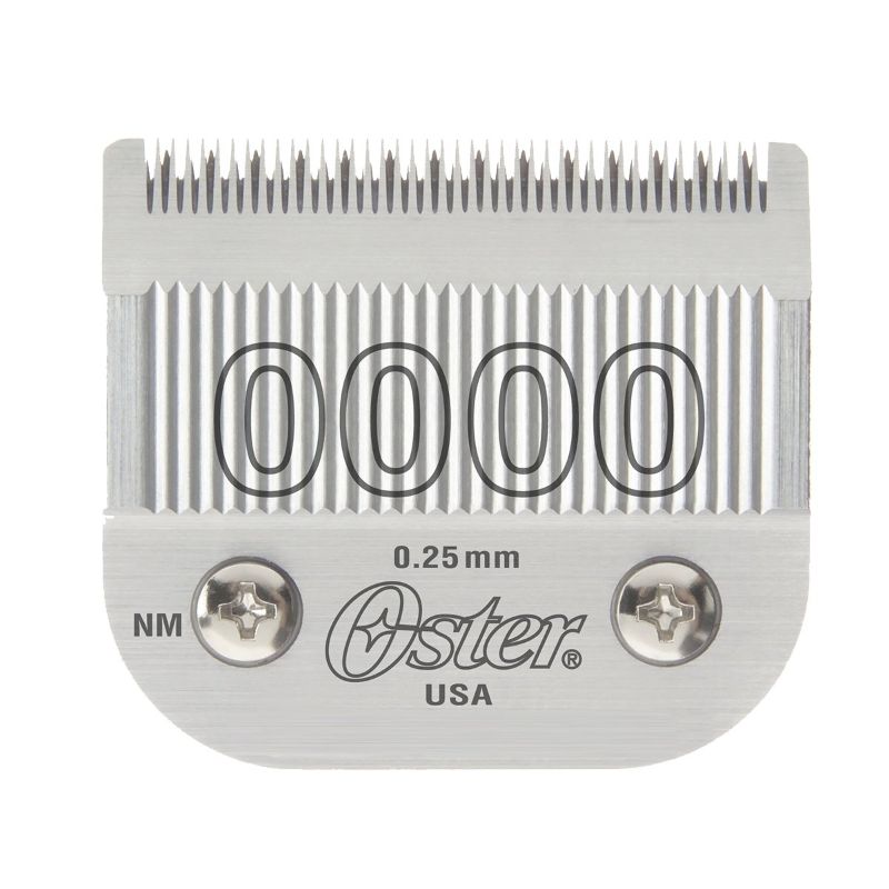 Photo 1 of 
Oster Detachable Blade Size 0000 Fits Classic 76, Octane, Model One, Model 10 Clippers, 0.25 mm