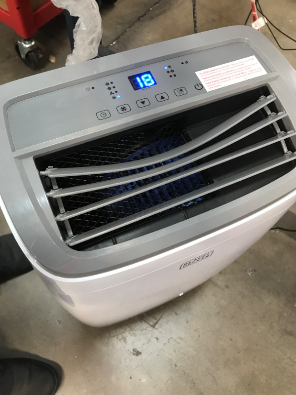 Photo 3 of * Tested* BLACK+DECKER 8,000 BTU Portable Air Conditioner up to 350 Sq.Ft.with Remote Control, White
