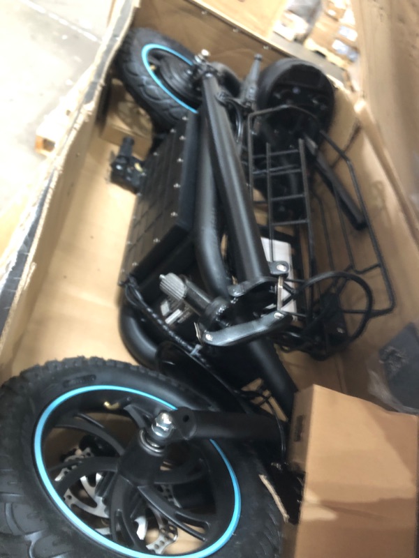 Photo 6 of * MINOR DAMAGE* Gyroshoes Electric Scooter with Seat for Adults, 550W Powerful Motor 20-Mile Range, Speed up to 18.6MPH, Ample Storage for Pets & Cargo, C1S-43G