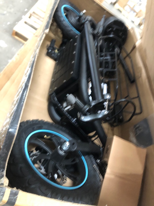 Photo 2 of * MINOR DAMAGE* Gyroshoes Electric Scooter with Seat for Adults, 550W Powerful Motor 20-Mile Range, Speed up to 18.6MPH, Ample Storage for Pets & Cargo, C1S-43G