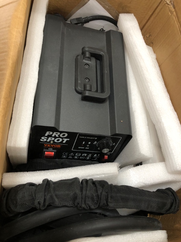 Photo 1 of * MISSING PARTS* VEVOR Stud Welder Dent Repair Kit, 3KW Spot Welder Dent Puller with 6 Welding Modes, Auto Body Spot Welding Dent Puller Machine & 16 Types of Welding Accessories for Car, Truck, Motorcycle Dent Repair