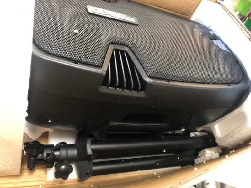 Photo 3 of * ONLY ONE SPEAKER MISSING PARTS* Pyle Wireless Portable PA System - 1800W High Powered Bluetooth Compatible Active + Passive Pair Outdoor Sound Speakers w/ USB SD MP3 AUX - 35mm Mount