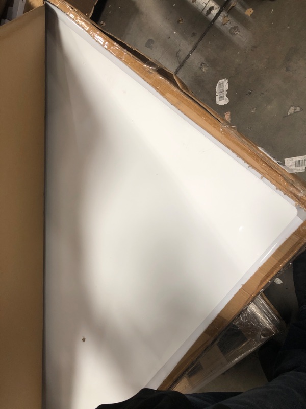 Photo 2 of * MISSING PARTS* Mobile Whiteboard - 96x46 Large Height Adjust 360° Rolling Double Sided Dry Erase Board