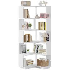 Photo 1 of * MISSING HARDWARE* Tribesigns White Mdf 6-Shelf Bookcase (23.62-in W x 64.95-in H x 23.62-in D)
