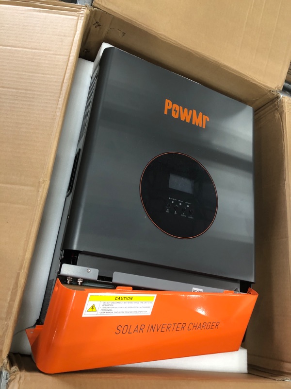 Photo 1 of Solar Inverter 5000W Low-Frequency Inverter 48V to 110V, Peak 15000W Power Inverter Built-in 120A MPPT Controller, fit for Lead-Acid Lithium Battery and Support Utility/Generator/Solar Charge