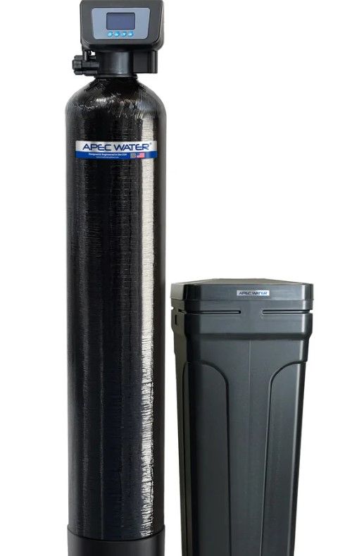Photo 1 of **see notes** APEC SOFTENER-HE-45-FG Water Softener, Treats Whole House 4-6 bathrooms, 45K Grains, Luxurious Spa Quality Soft Water, Highly Efficient Digital Control Microprocessor