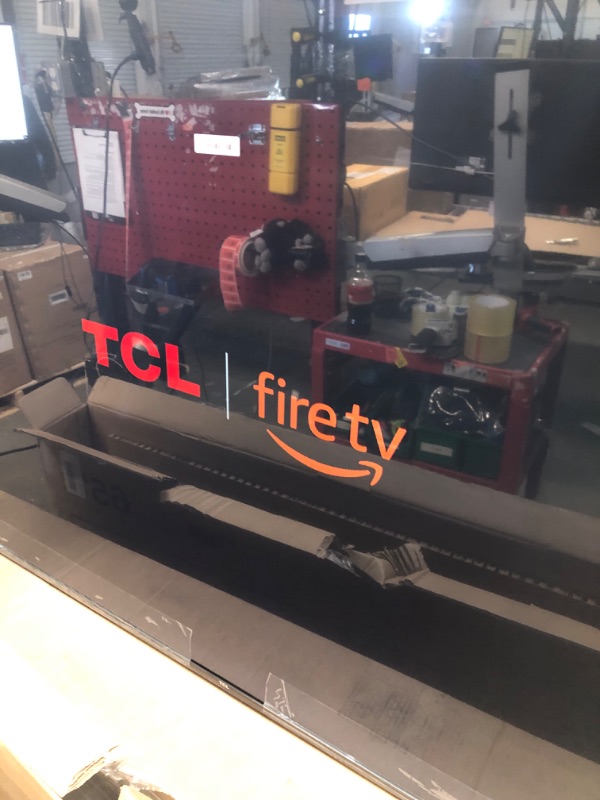 Photo 1 of (PARTS ONLY NON REFUNDABLE) ***USED - MISSING A LEG AND POWER CABLE - POWERS ON - UNABLE TO TEST FURTHER***
TCL 65-Inch Class S5 UHD 4K LED Smart TV with Fire TV (65S551F, 2024 Model), Dolby Vision, HDR PRO+, Dolby Atmos, Alexa Built-in with Voice Remote,
