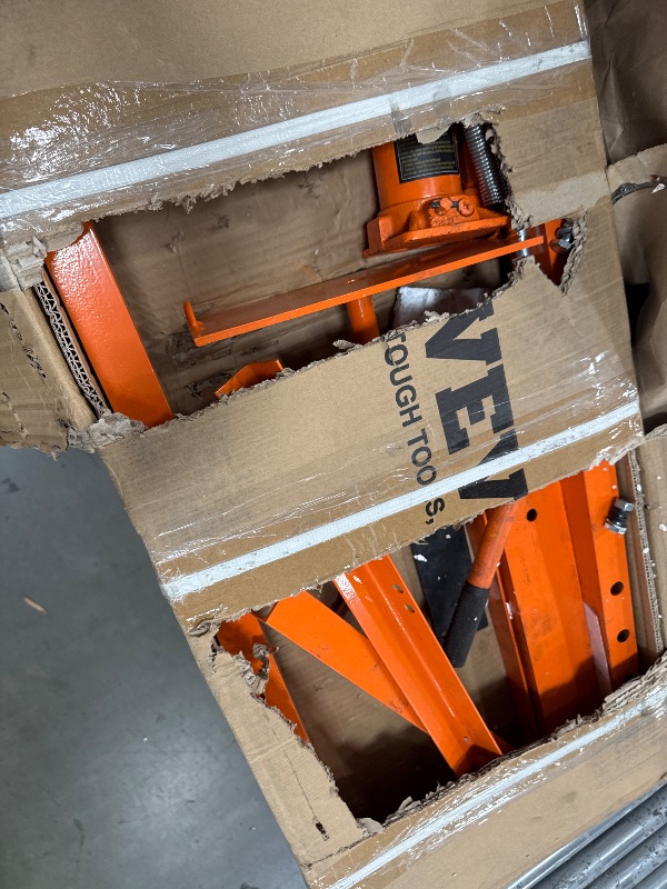 Photo 3 of ***PARTS ONLY***
VEVOR Hydraulic 6 Ton H-Frame Garage Floor Adjustable Shop Press with Plates, 6T, Orange