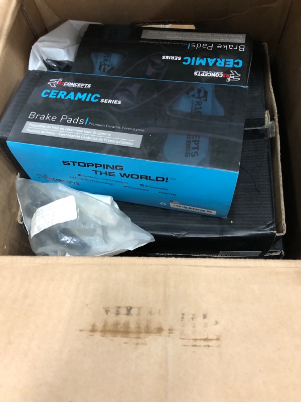 Photo 2 of * SEE NOTES* R1 Concepts Front Rear Brakes and Rotors Kit |Front Rear Brake Pads| Brake Rotors and Pads| Ceramic Brake Pads and Rotors |Hardware Kit WFWH2-31087