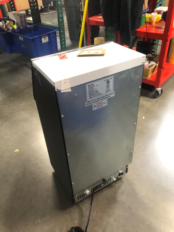 Photo 6 of ***USED - DAMAGED - NO PACKAGING - POWERS ON - UNABLE TO TEST FURTHER - MISSING PARTS - SEE PICTURES***
FREE VILLAGE Commercial Ice Maker Machine, 100lbs/Day, 45 Ice Cubes/Batch in 11-18 Mins, Self-Cleaning, Advanced LCD Panel, Stainless Steel, Freestandi