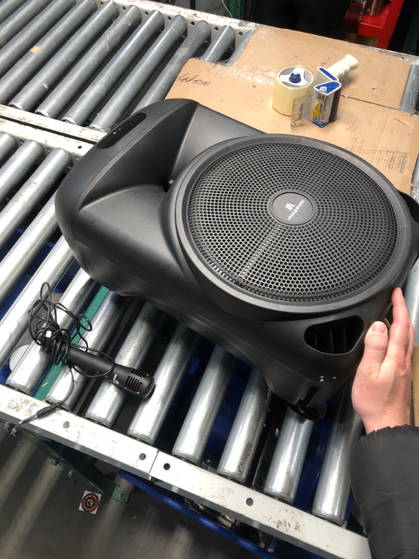 Photo 3 of **NON-REFUNDABLE** (PARTS) Max Power Rumble 12" Woofer Bluetooth Trolley Speaker with Stand
