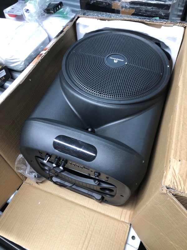 Photo 2 of **NON-REFUNDABLE** (PARTS) Max Power Rumble 12" Woofer Bluetooth Trolley Speaker with Stand
