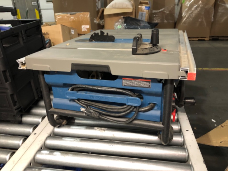 Photo 8 of ***HEAVILY USED AND DIRTY - INCOMPLETE - MISSING PARTS - SEE PICTURES - UNABLE TO TEST***
HERCULES 15 Amp, 10 in. Compact Jobsite Table Saw with Rack and Pinion Fence