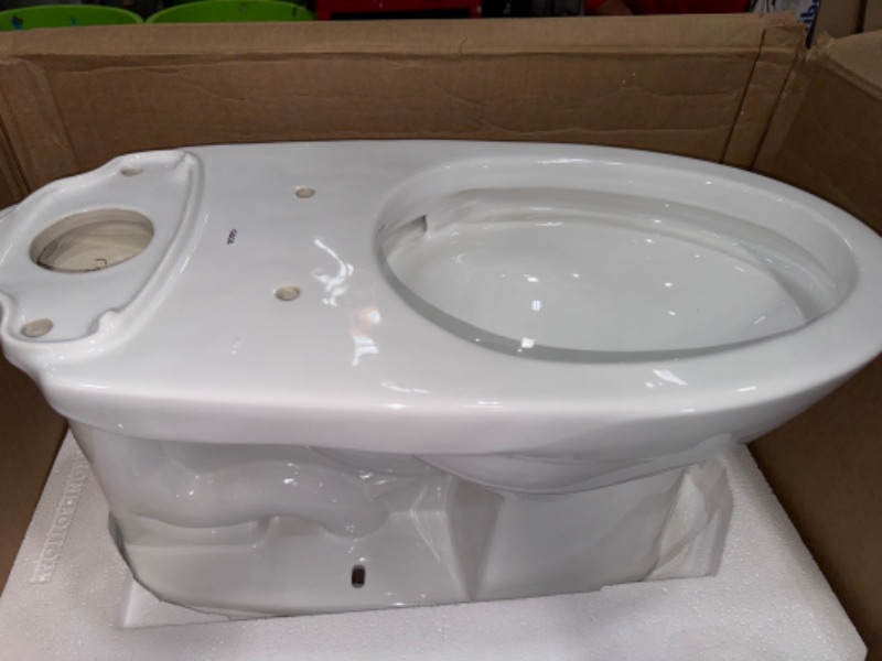 Photo 2 of *ONLY BOTTOM PART** TOTO Drake 1.6 GPF Two Piece Elongated Toilet with Left Hand Lever 
