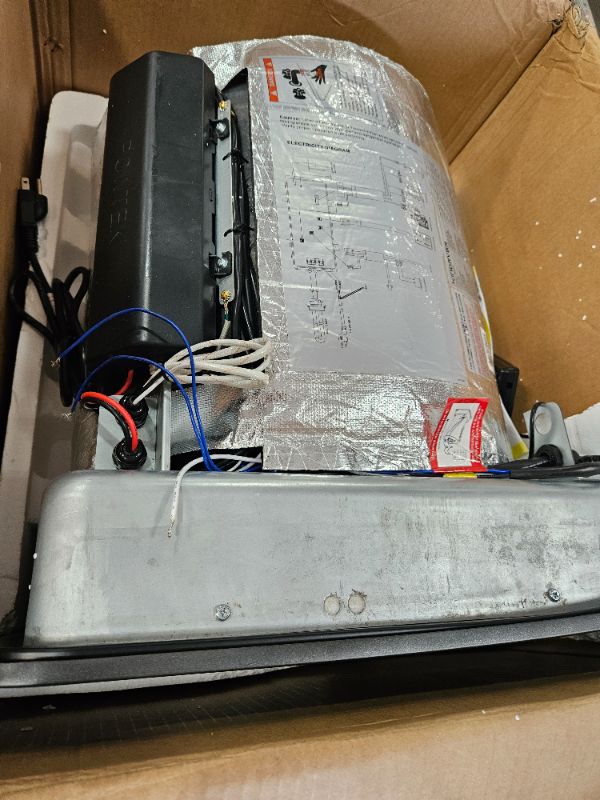 Photo 3 of 10 Gallon RV Water Heater, HyBridShower 10, 1440 W Electric Dual Fuel, 12000 BTU Propane Hot Water Heater, Bulit-in Anode Rod, Spark Ignition with Black Door