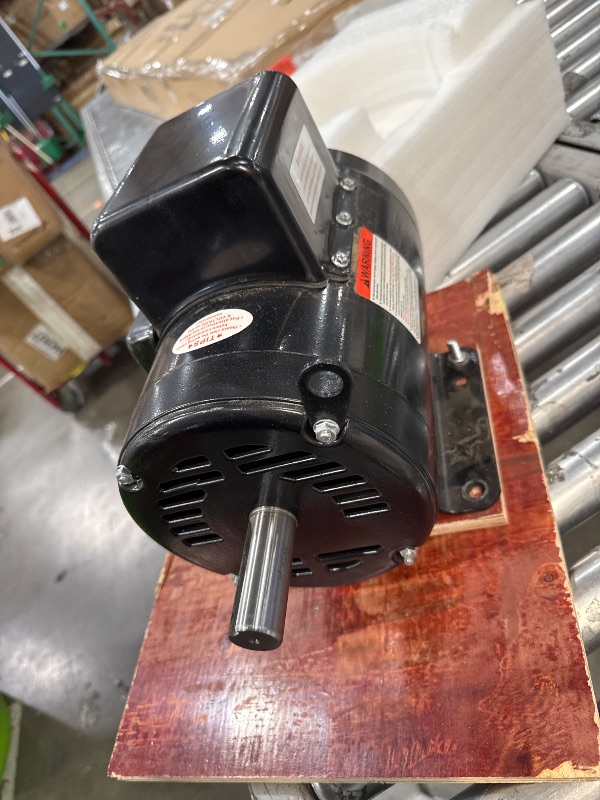 Photo 1 of 7.5 HP Air Compressor Motor, Single Phase Electric Motor ODP 3450RPM 208V-230V 2Pole 1-1/8"Shaft Diameter CW/CCW