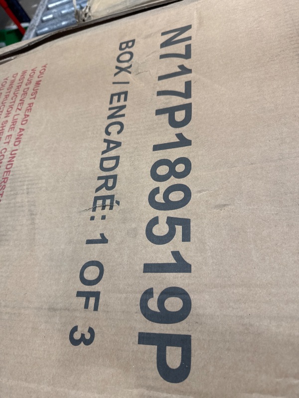 Photo 1 of Merax 9 Piece Extendable Dining Table Set for 8, Farmhouse 83.9” Kitchen Table with Removable Leaf and 8 Upholstered Chairs, Espresso