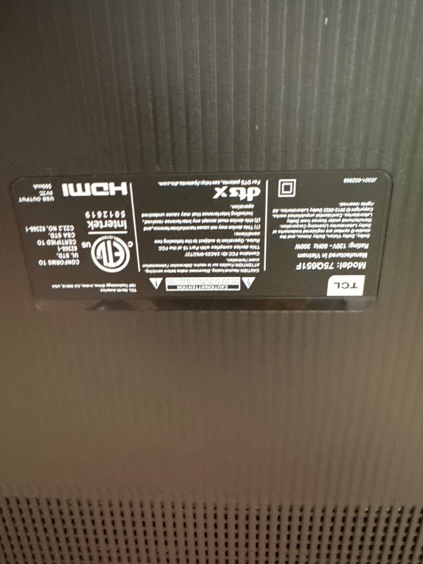 Photo 1 of TCL 75-Inch Class Q65 QLED 4K Smart TV with Fire TV (75Q651F, 2024 Model), Dolby Vision, HDR PRO+, Dolby Atmos, Alexa Built-in with Voice Remote, Apple AirPlay 2 Compatibility, Streaming Television