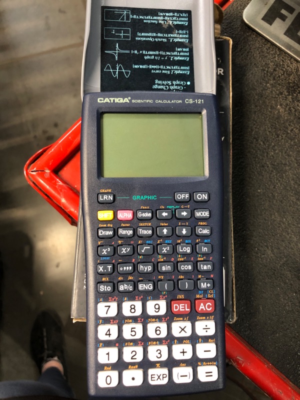 Photo 2 of (SEE NOTES) 
Scientific Graphic Calculator - Catiga CS121 - Scientific and Engineering calcul