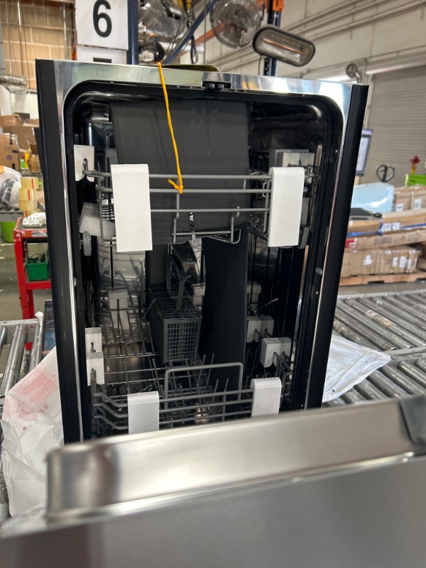 Photo 1 of 18 in. Built-in dishwasher in Stainless Steel with 6-Cycles, in Stainless Steel Tub, Heated Dry, ENERGY STAR, 52 dBA