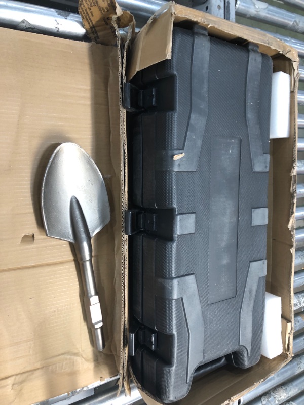 Photo 1 of VEVOR Demolition Jack Hammer, 2200W Jack Hammer Concrete Breaker, 1350 BPM Heavy Duty Electric Jack Hammer, 4pcs Chisels Bit with Case, Black