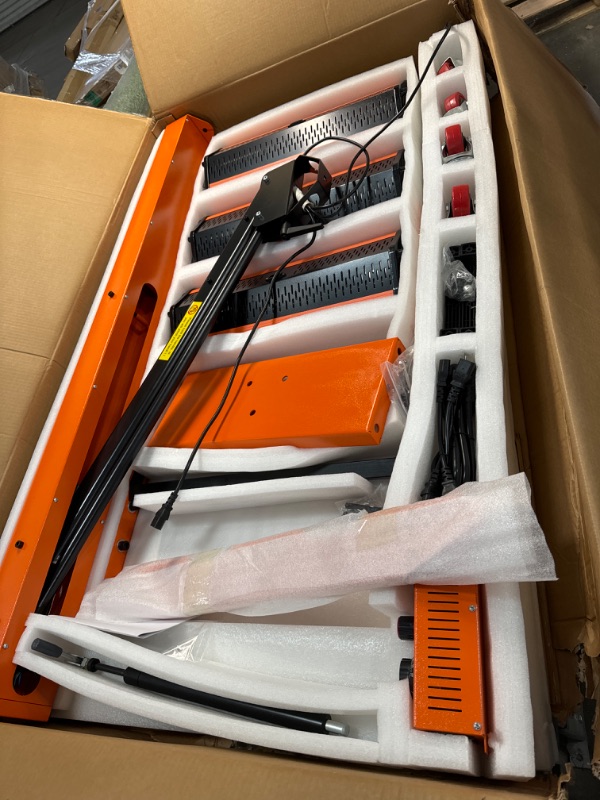 Photo 1 of VEVOR Infrared Curing Lamp, 3300W 1-60 min Timing, Auto Heating Car Curing Light with Bracket, 8.61 sq.ft Baking Area Spray Baking Booth Heaters, Paint Dryer for On-Site Repair, Engine Drying 1 Pack