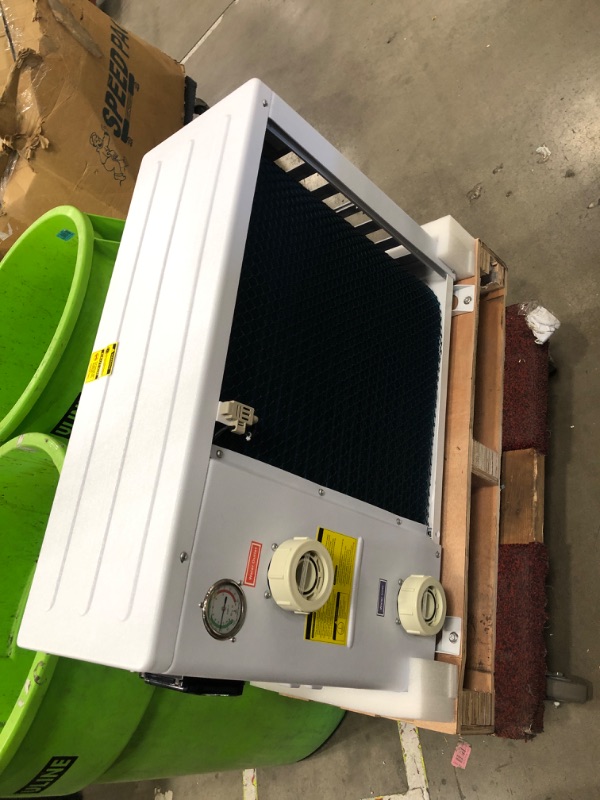 Photo 3 of 35000 BTU Full DC Inverter Pool Heat Pump for Swimming Pools, Dual Function of Heating and Cooling, 10KW Electric Pool Heater with WiFi Smart Control via APP, 220-240V, up to 9000 Gallons
