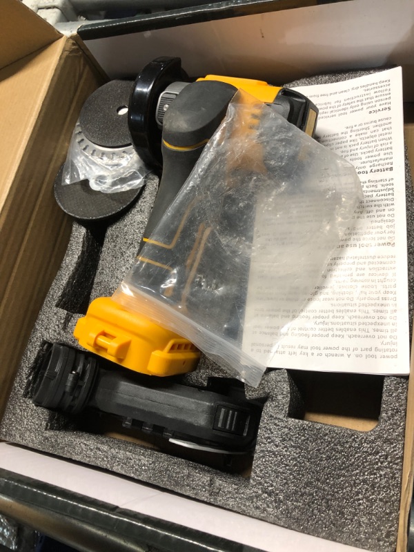 Photo 2 of ***(PARTS ONLY/ NO RETURNS OR REFUNDS) ***
Cordless Cut Off Tool compatible with Dewalt 20V MAX Battery, AODERTI Rotorazer Saw Brushless and Compact, Tile Cutter 10,000RPM, 5 Saw 3” Blades for Metal, Wood, Tile and Plastic (Bare Tool Only)