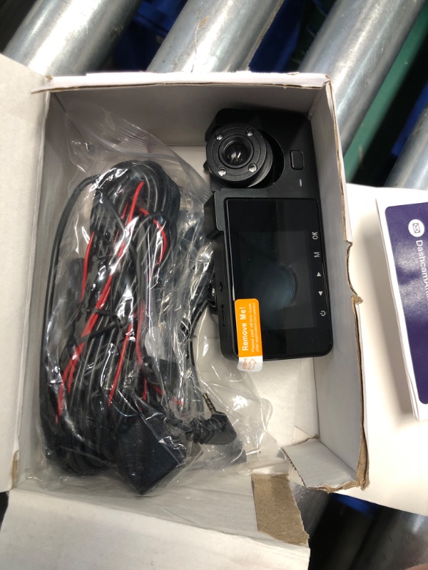 Photo 2 of (READ FULL POST) 3 Channel Dash Cam, 1080P Dash Cam Front and Rear Inside, Three Way Dash Camera for Cars, Car Camera with 32GB Card, 24H Parking Mode, Loop Recording, Super Night Vision
