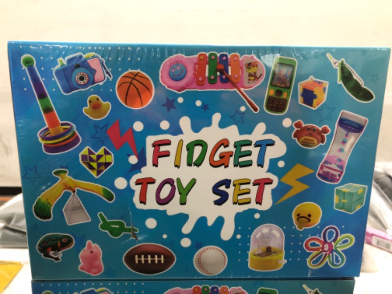 Photo 2 of 125 Pack Fidget Toys Assortment for Kids 4-8-12,Stress&Anxiety Relief Toys for Party Favors,Treasure Box Fillers,Classroom Prizes Rewards,Carnival,Pinata Stuffers