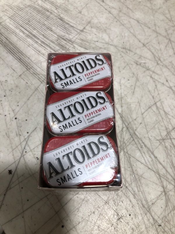 Photo 3 of BB 01/25 // Altoids Mints, Sugarfree, Peppermint, Smalls - 0.37 oz