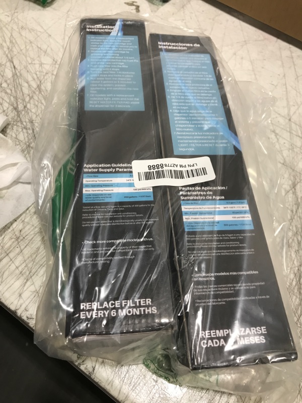 Photo 2 of ICEPURE PLUS 9990 NSF 53&42 Certified Replacement for Kenmore 46-9990, LG LT600P 5231JA2006B 5231JA2006A-S, KENMORECLEAR 9990, FML-2, LSC27931ST, LFX25960ST, RWF1000A Refrigerator Water Filter, 2PACK