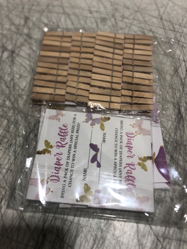 Photo 2 of 2 Butterfly Baby Shower Game,Don't Say Baby Clothespin Games,Diaper Raffle Tickets,Baby Shower Decorations,Baby Shower Game Gender Neutral,Baby Shower Package,Funny Baby Shower Games-6