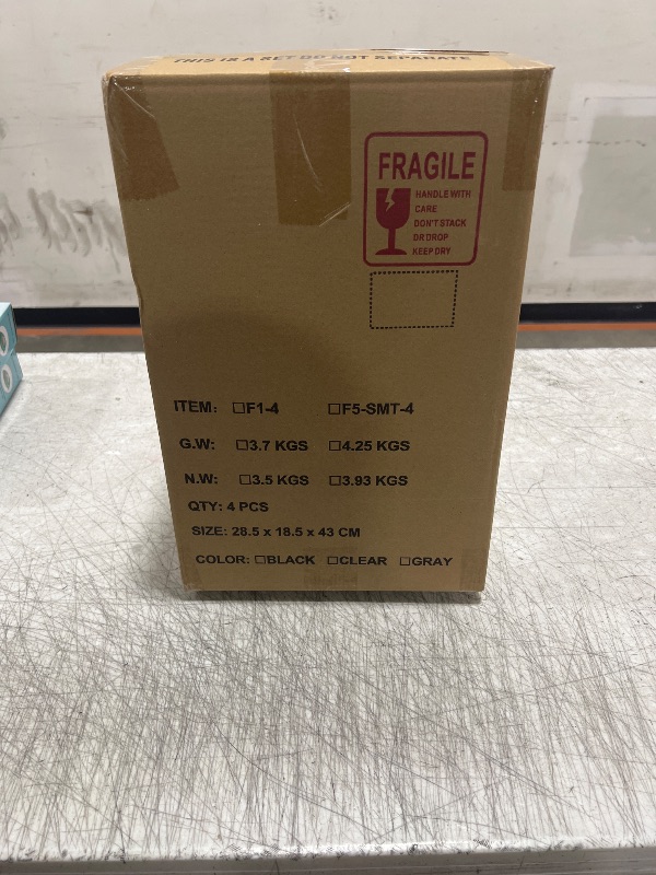 Photo 1 of Collapsible Plastic Storage Bins With Wheels?Clear Stackable Storage Bins with Lids, Stackable Storage Bins with Open Door, Folding Storage Bins Organizer for Closet, Bedroom, Living Room