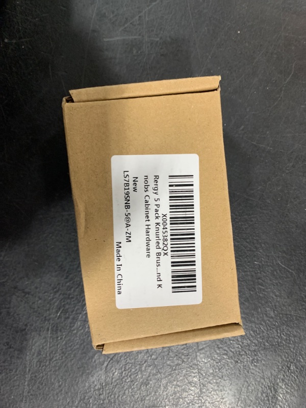 Photo 1 of Rergy 5 Pack Knurled Brushed Nickel Cabinet Knobs Satin Kitchen Cabinet Knobs, Silver Drawer Knobs for Dresser Cupboard Round Knobs Cabinet Hardware