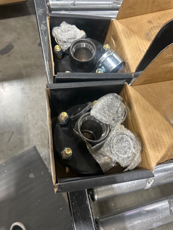 Photo 1 of Saree 2 Sets Trailer Hub Kit 5 Bolt 4.5" 2000lb,Trailer Hub 5 Lug fit 1" and 1-1/16" Trailer Axles,Trailer Hub Assembly 5 Bolt 4.5,5×4.5Trailer hubs,Boat Trailer Hubs 5 Lug
